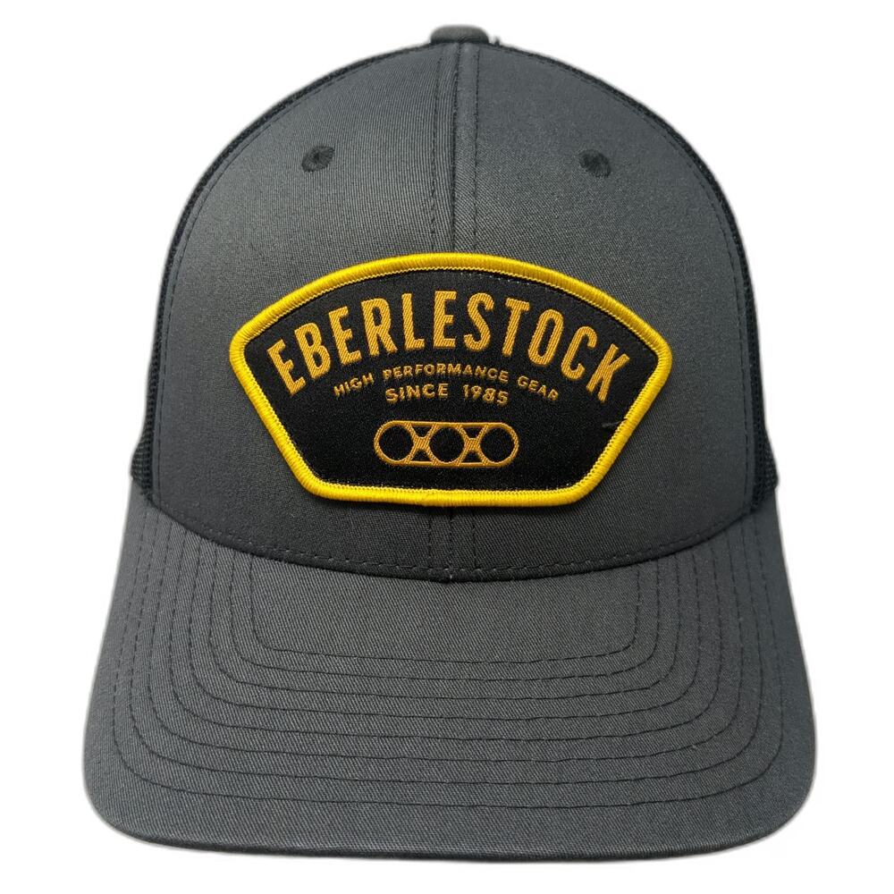 Eberlestock Trucker Hat Gray Black Yellow One Size Mesh Snapback Patch Logo Gear